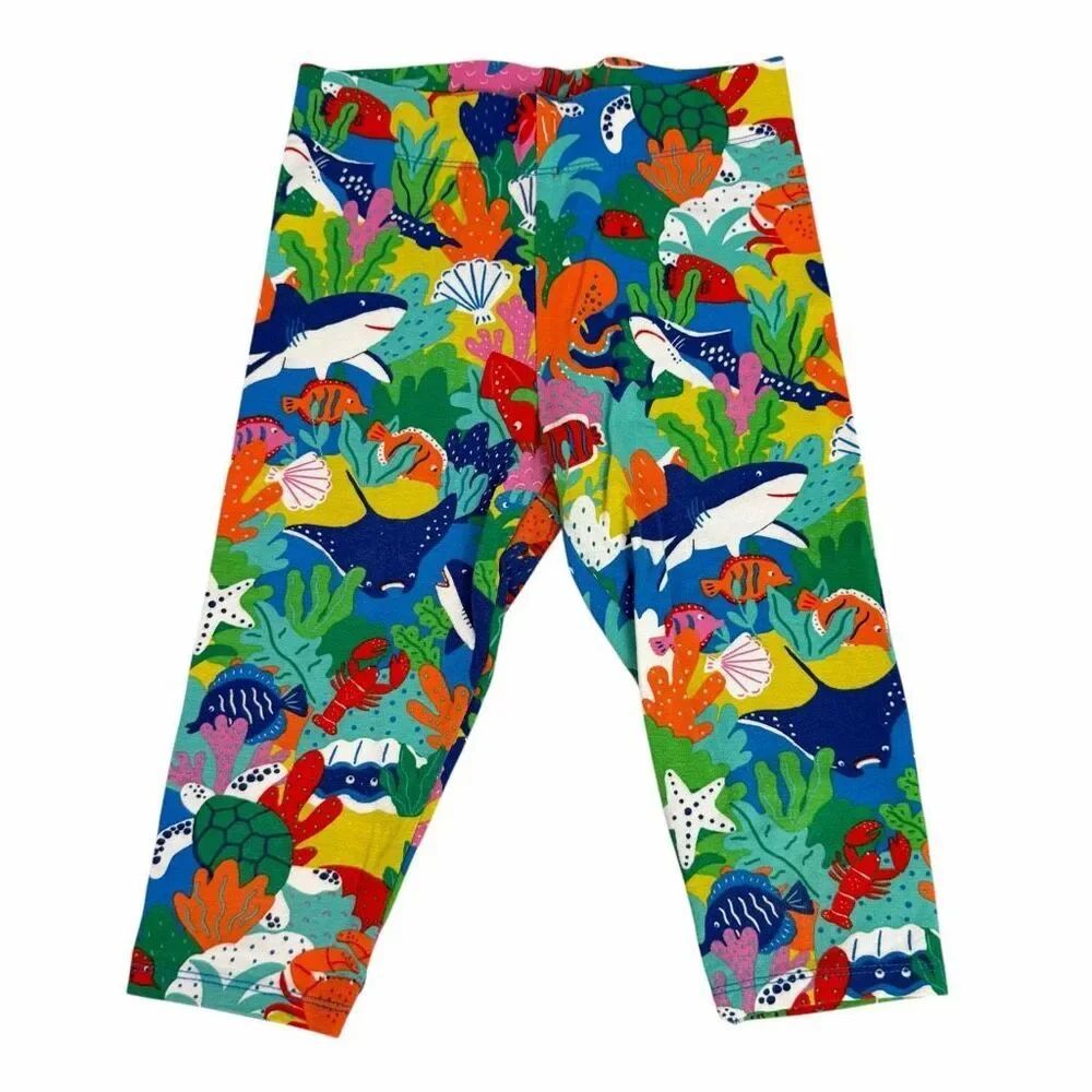 Boden 6-7 Sea Life Capri Pants